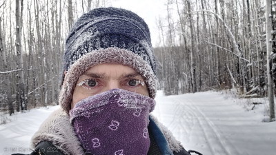 A frosty ski at -20C / -4F